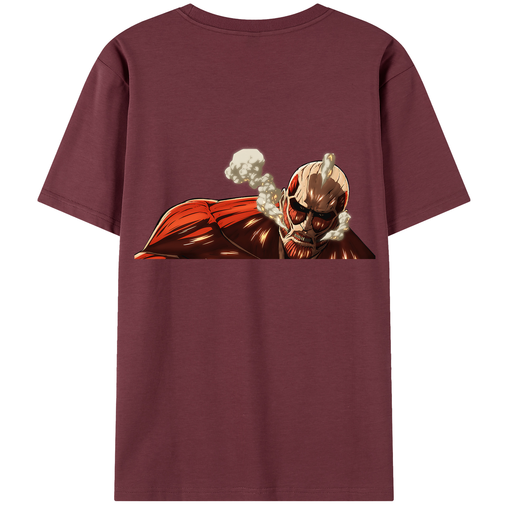 （画像用） 進撃の巨人 Attack on Titan 綿100％半袖Tシャツ（背面プリント）